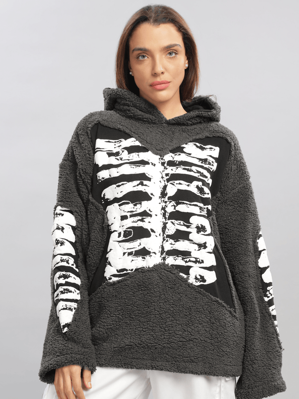 Osseous Hoodie - White Cobra